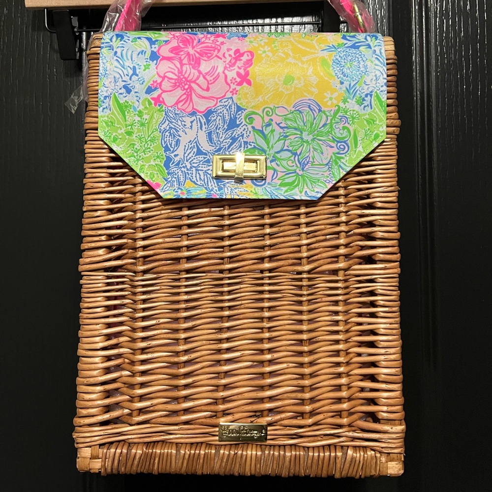Lilly Pulitzer Wine Basket